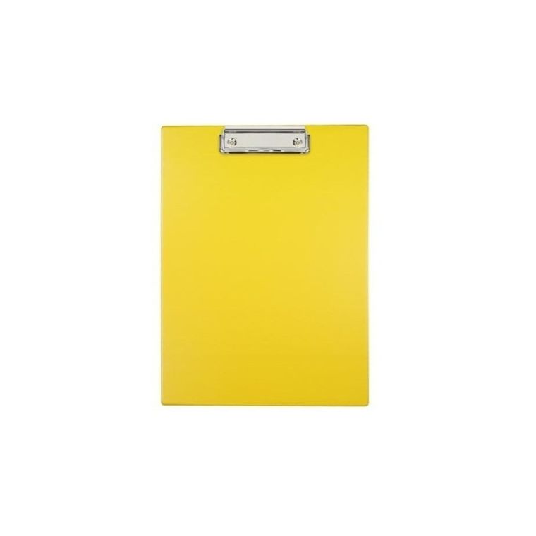 Biurfol, deska z klipem A4, żółty