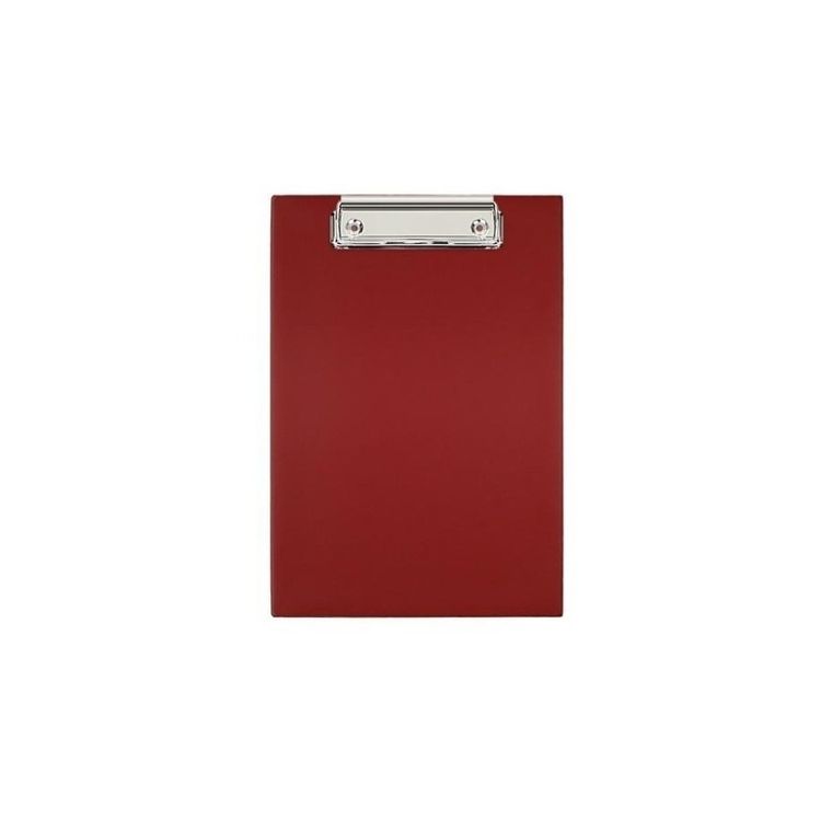 Biurfol, deska z klipem A5, bordowy