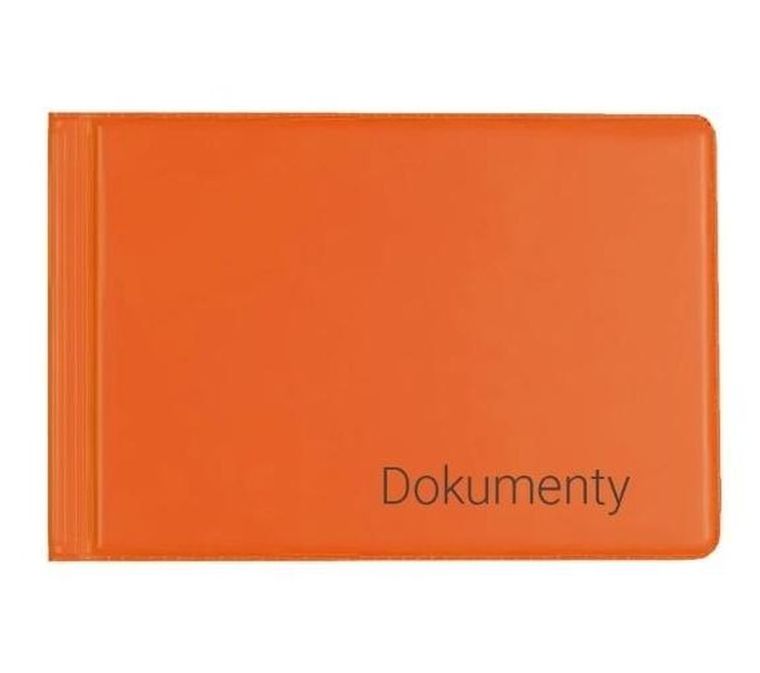 Biurfol, okładka na dokumenty małe, orange, 1 szt.