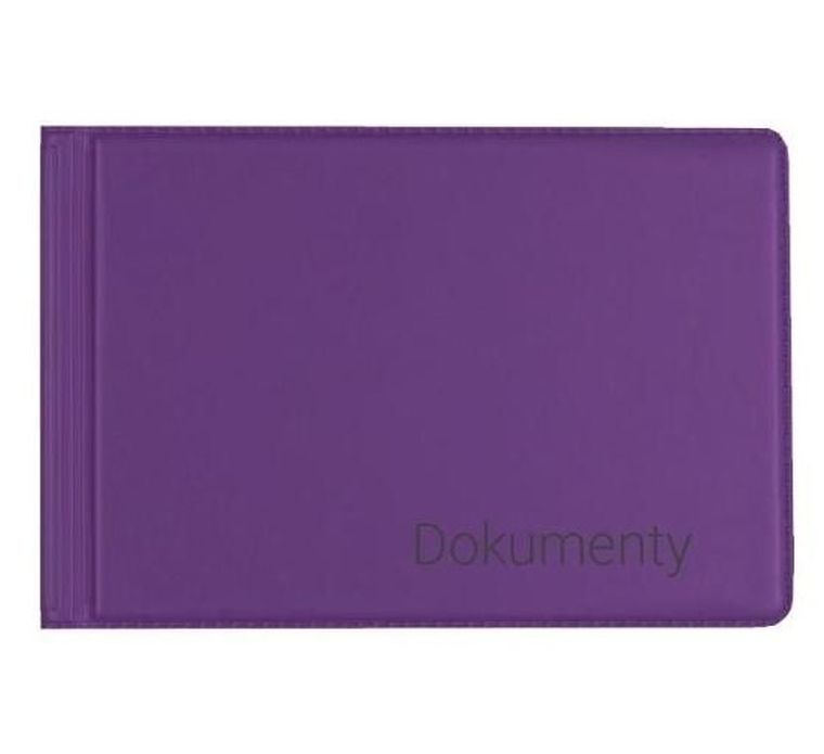 Biurfol, okładka na dokumenty małe, violet, 1 szt.
