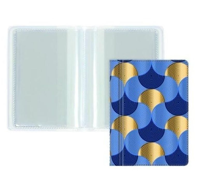 Biurfol, okładka na dokumenty, mini, art deco, 1 szt.