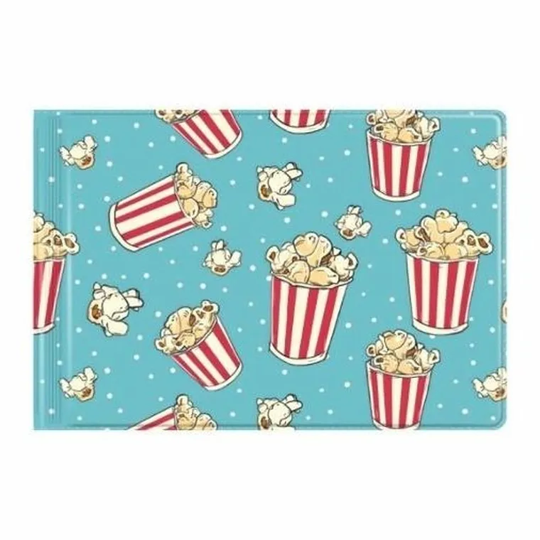 Biurfol, okładka na dokumenty ucznia małe, z nadrukiem, popcorn, 1 szt.