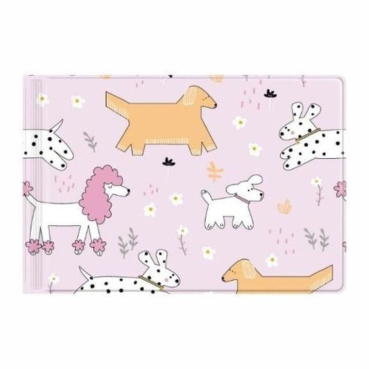 Biurfol, okładka na dokumenty ucznia małe, z nadrukiem, puppies, 1 szt.