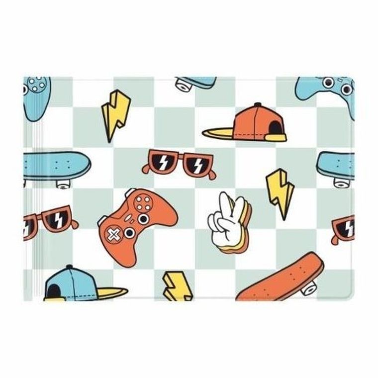 Biurfol, okładka na dokumenty ucznia małe, z nadrukiem, skate, 1 szt.