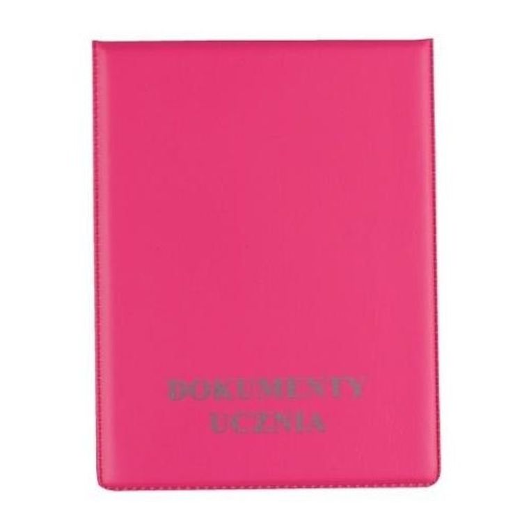 Biurfol, okładka na dokumenty ucznia, pionowa, pink, 1 szt.