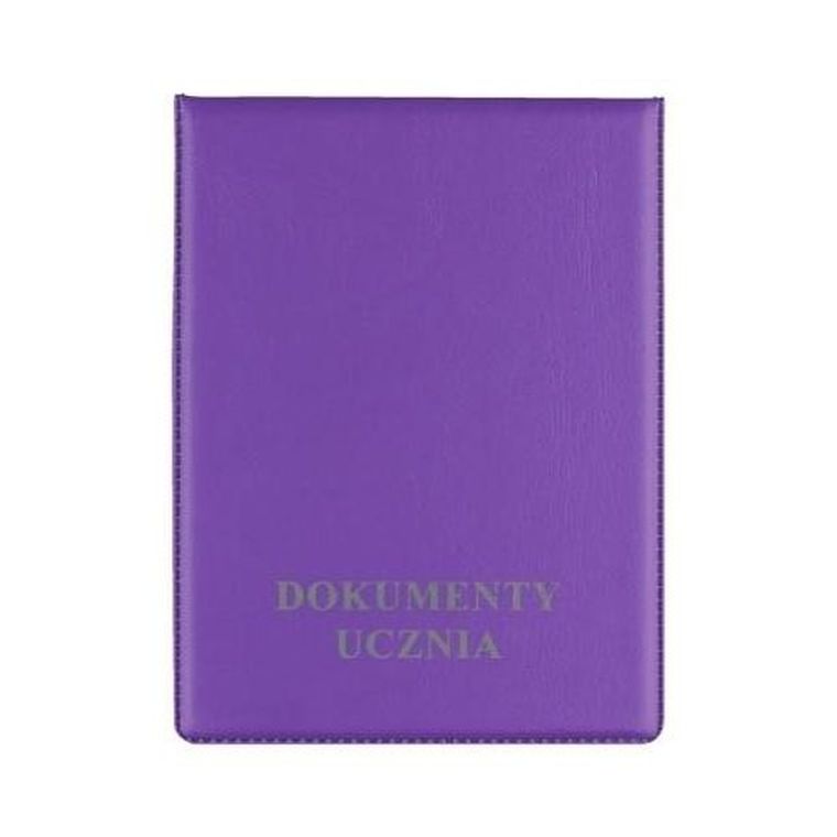 Biurfol, okładka na dokumenty ucznia, pionowa, violet, 1 szt.