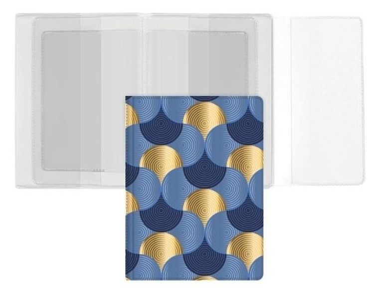 Biurfol, okładka na dokumenty z dowodem rejestracyjnym, z nadrukiem, art deco, 1 szt.