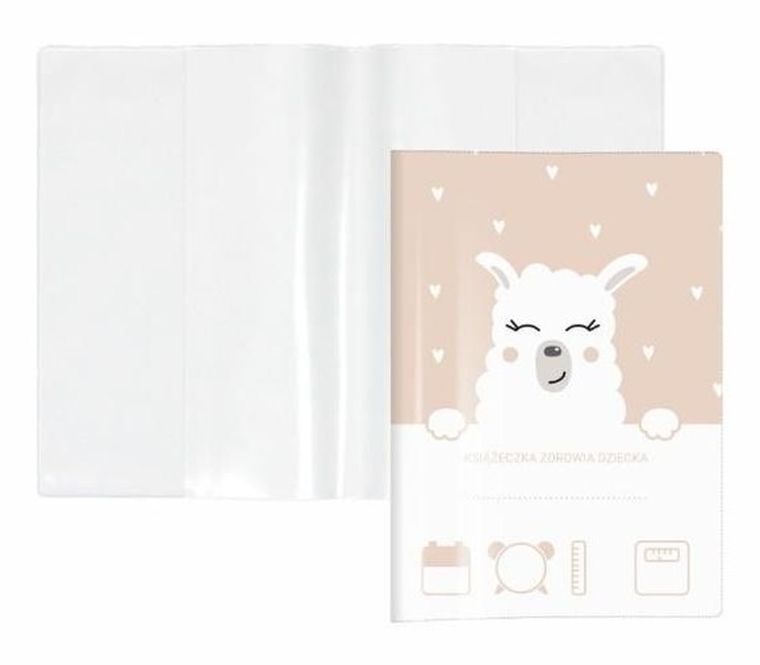 Biurfol, okładka na książeczkę zdrowia dziecka, alpaka, 1 szt.