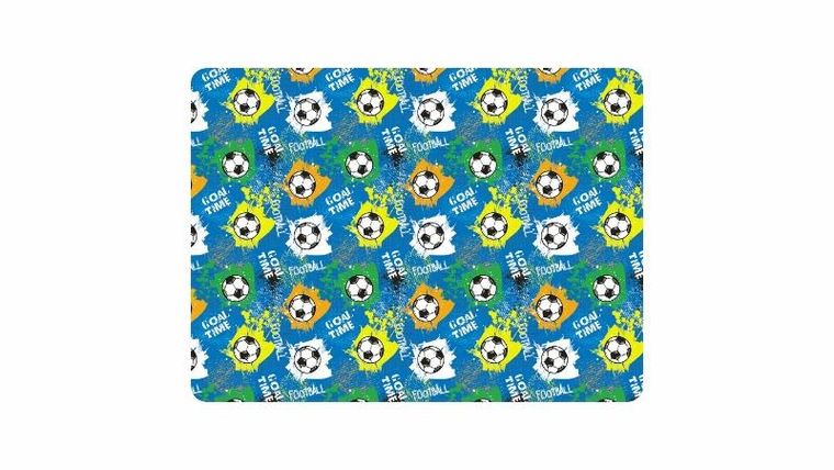 Biurfol, podkładka do prac plastycznych A4, football