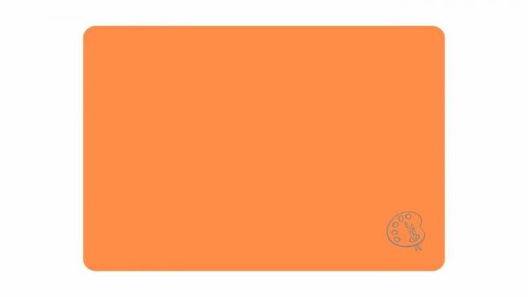 Biurfol, podkładka na biurko, mata, 560-380 cm, neonowy pomarańczowy