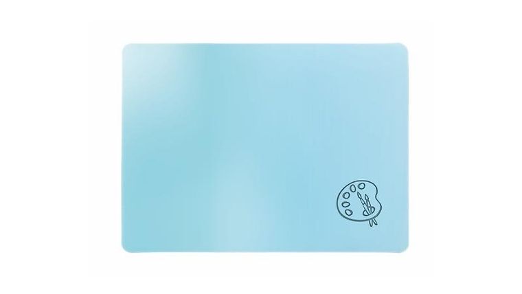 Biurfol, podkładka na biurko, mata, A4, pastelowy niebieski