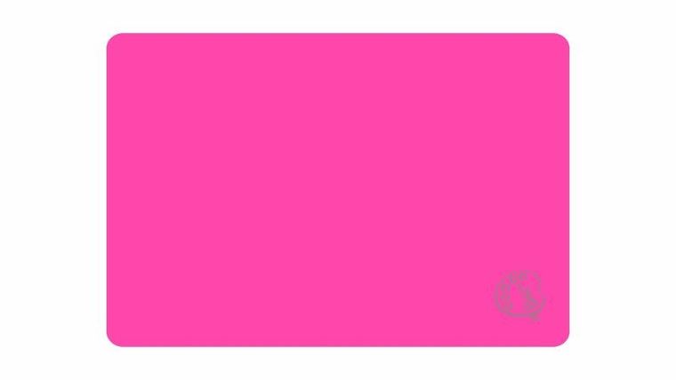 Biurfol, podkładka na biurko, mata, róż, neon, 38-56 cm