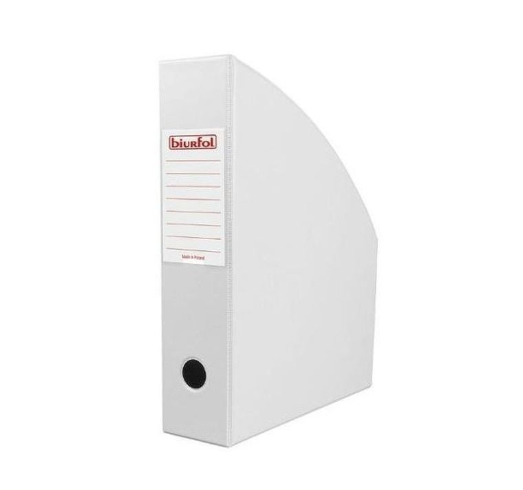 Biurfol, pojemnik na dokumenty, biały, 7 cm