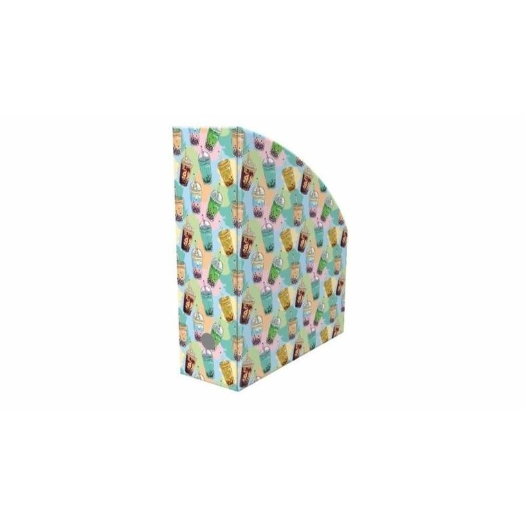 Biurfol, pojemnik na dokumenty, bubble tea, 10 cm