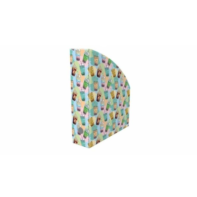 Biurfol, pojemnik na dokumenty, bubble tea, 7 cm