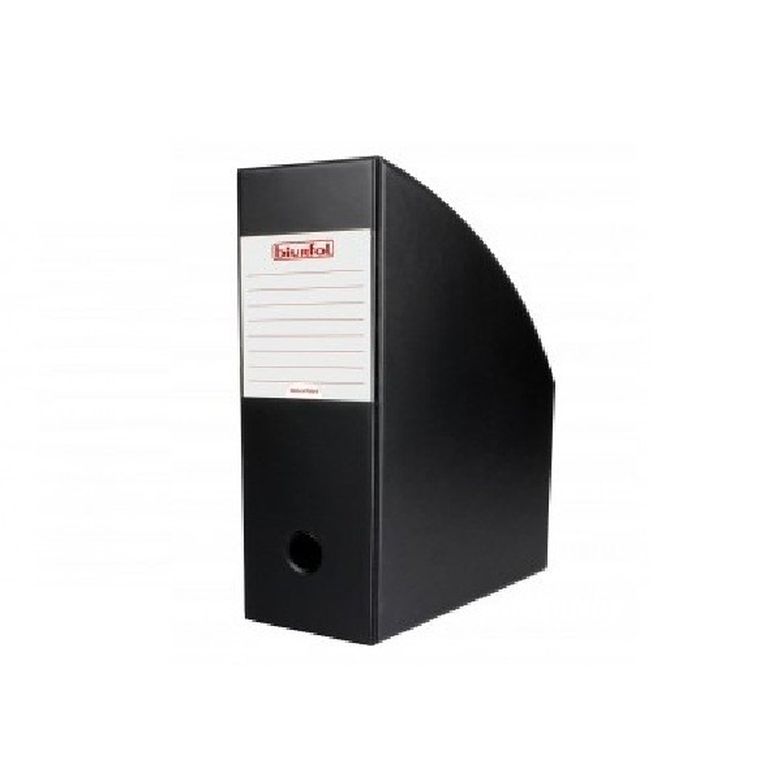 Biurfol, pojemnik na dokumenty, czarny, 10 cm