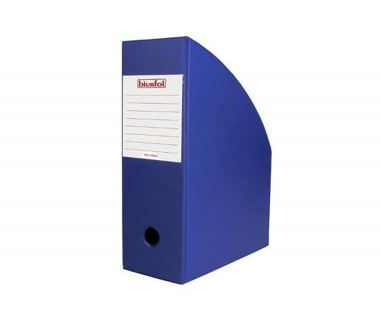 Biurfol, pojemnik na dokumenty, granat, 10 cm