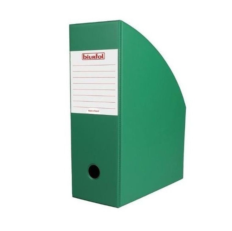 Biurfol, pojemnik na dokumenty, jasnozielony, 10 cm