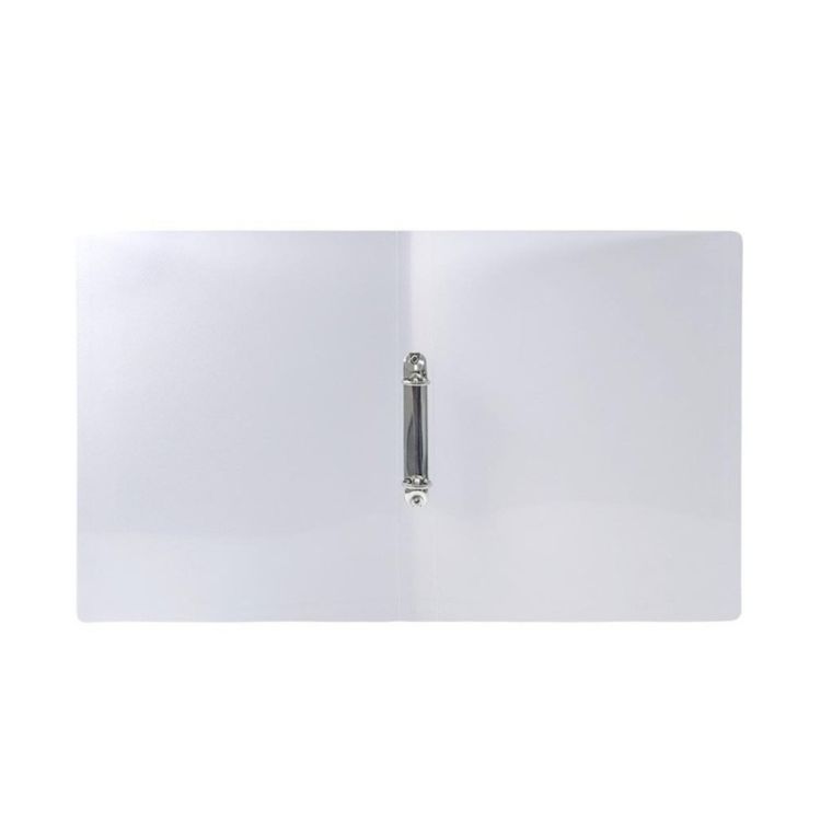 Biurfol, segregator A4, 3 cm, 2 ringi, przezroczysty