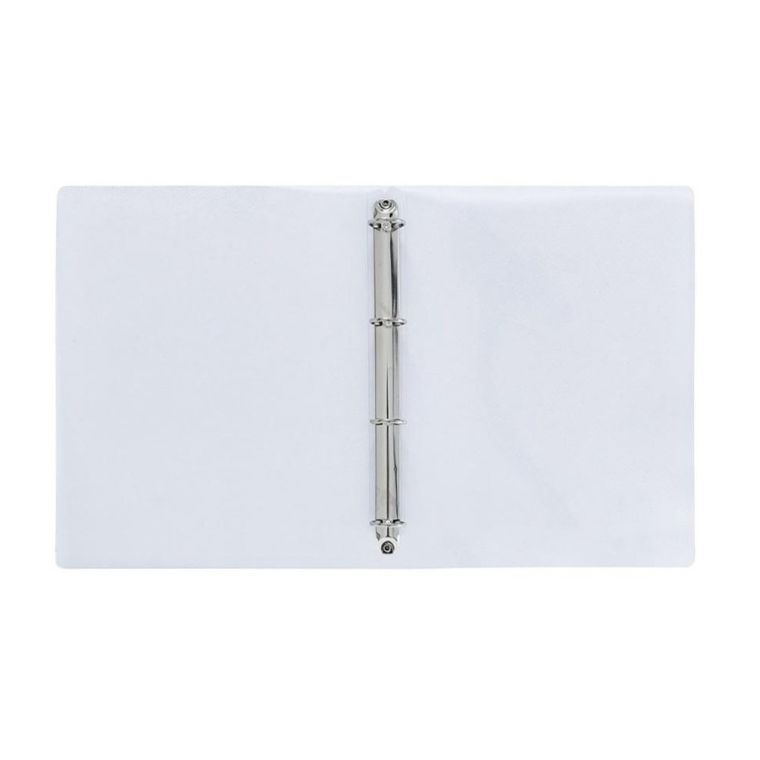 Biurfol, segregator A4, 3 cm, 4 ringi, przezroczysty