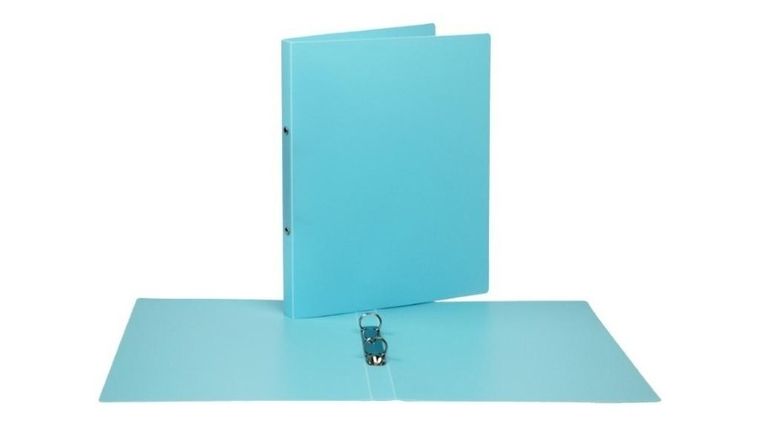 Biurfol, segregator A4, pastelowy niebieski