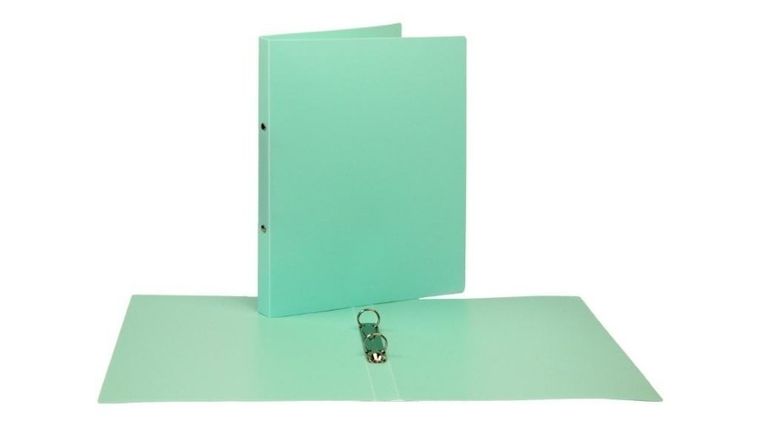 Biurfol, segregator A4, pastelowy zielony