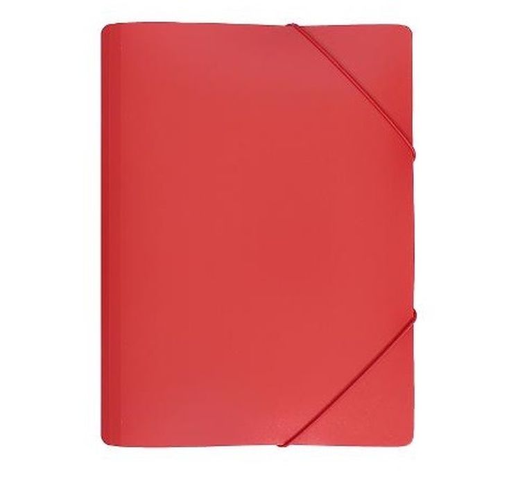 Biurfol, teczka A4, szeroka, czerwona, 1 szt.