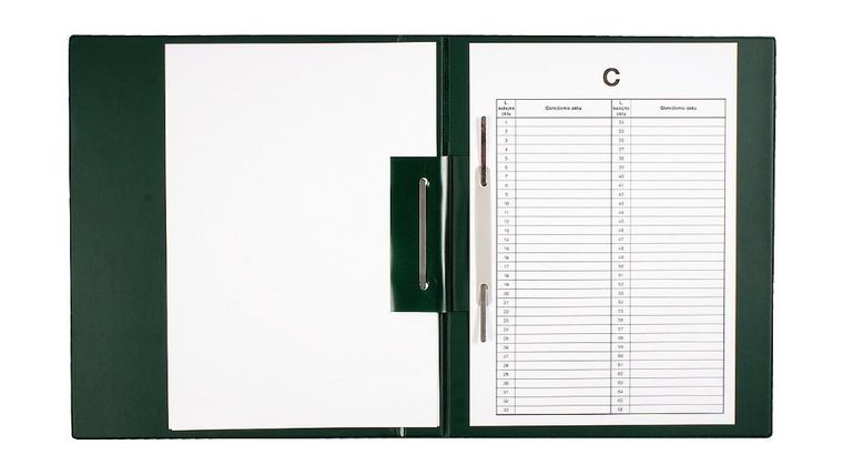 Biurfol, teczka do akt osobowych, ciemnozielona