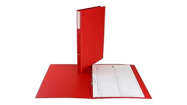 Biurfol, teczka do akt osobowych, czerwona, 1 szt.