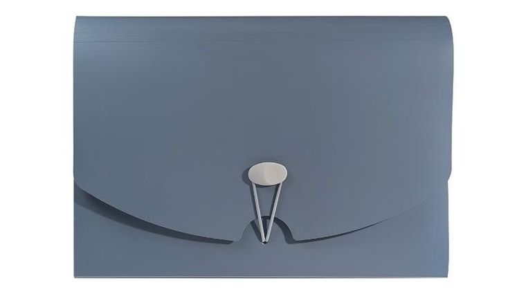 Biurfol, teczka harmonijkowa A4, grafit morandi, 1 szt.