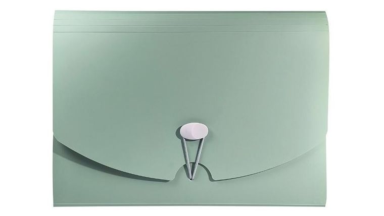 Biurfol, teczka harmonijkowa A4, zieleń morandi, 1 szt.