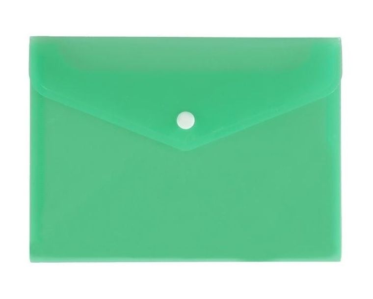 Biurfol, teczka koperta A5, satyna, zielona