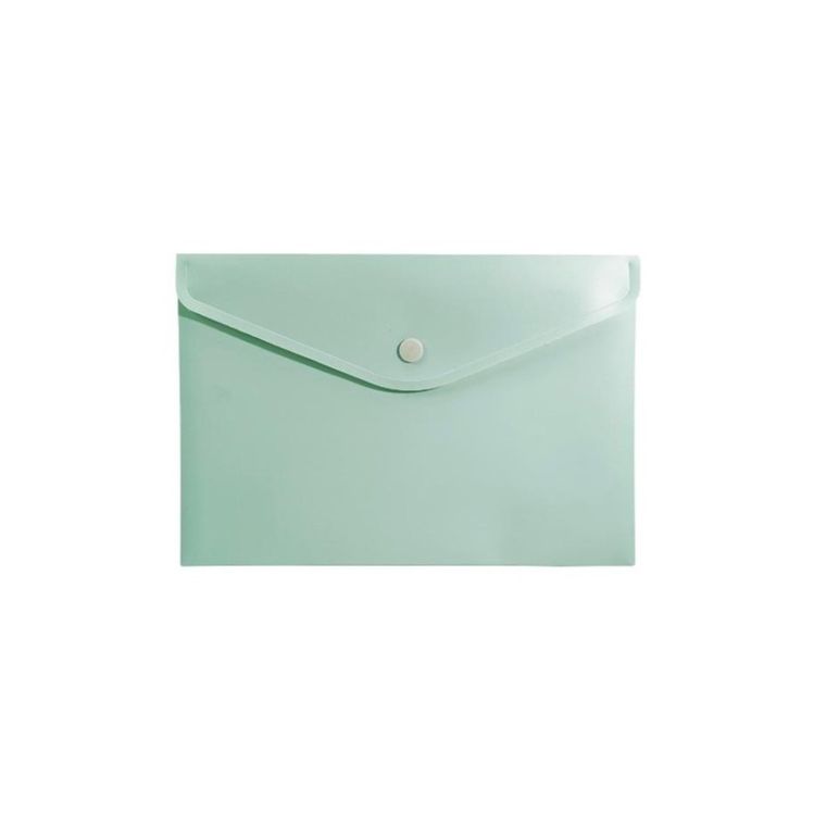 Biurfol, teczka koperta A5, zieleń morandi