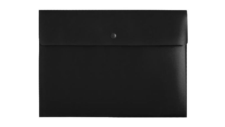 Biurfol, teczka kopertowa A4, czarna, 1 szt.
