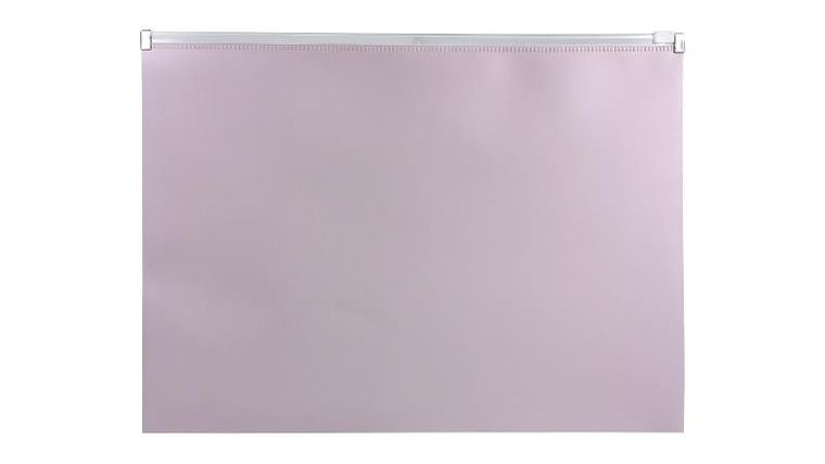 Biurfol, teczka na suwak A4, morandi róż, 1 szt.