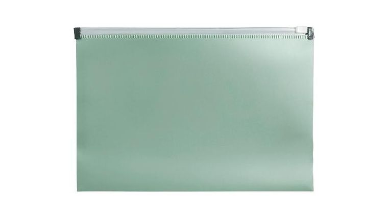 Biurfol, teczka na suwak A5, morandi zieleń, 1 szt.