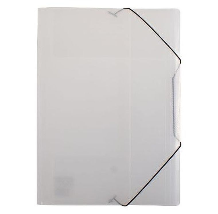 Biurfol, teczka z gumka, A4, przezroczysta, 1 szt.