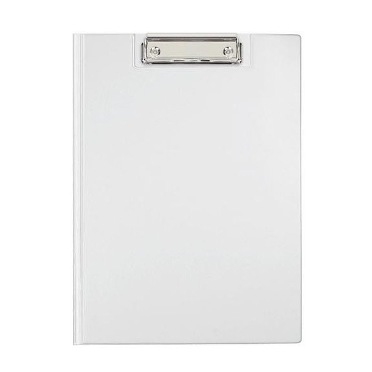 Biurfol, teczka z klipem A4, biały