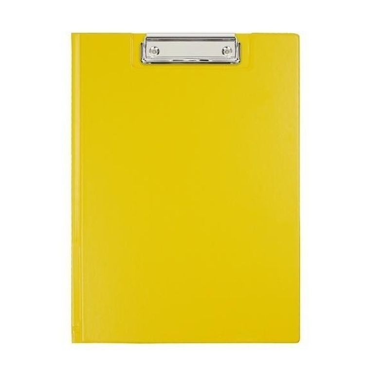 Biurfol, teczka z klipem A4, żółty