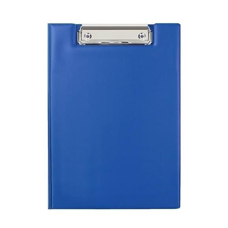 Biurfol, teczka z klipem A5, niebieski