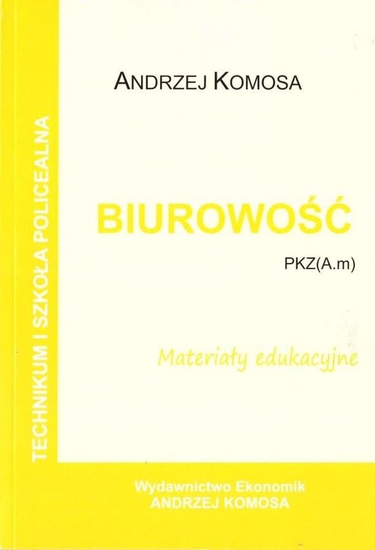 Biurowość. Materiały edukacyjne PZK(A.m)