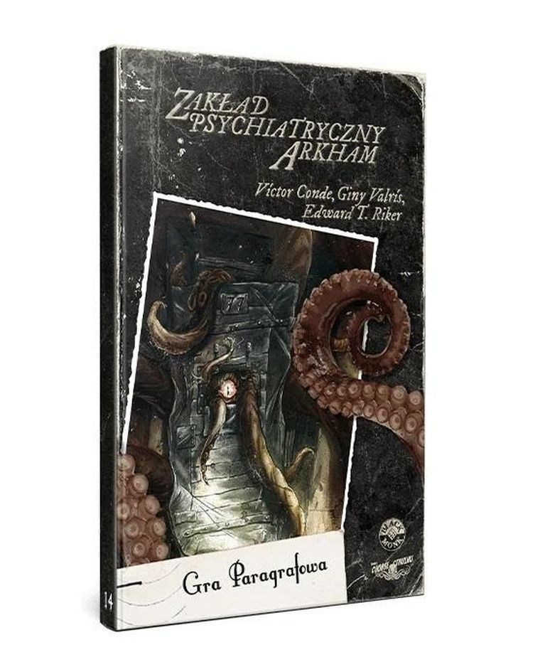 Black Monk, Choose Cthulhu, Tom 14, Zakład Psychiatryczny Arkham, gra paragrafowa