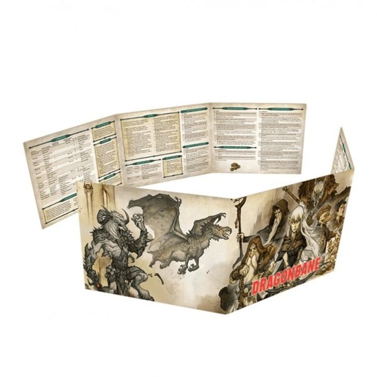 Black Monk, Dragonbane, ekran mistrza gry, dodatek do gry
