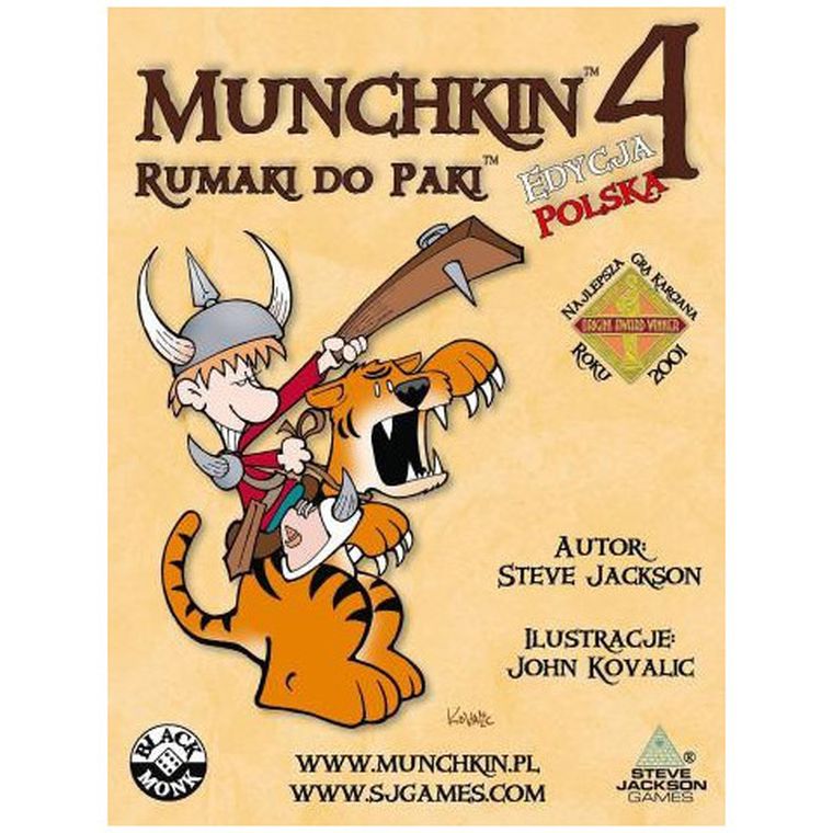 Black Monk, Munchkin 4: Rumaki do paki, dodatek, gra karciana