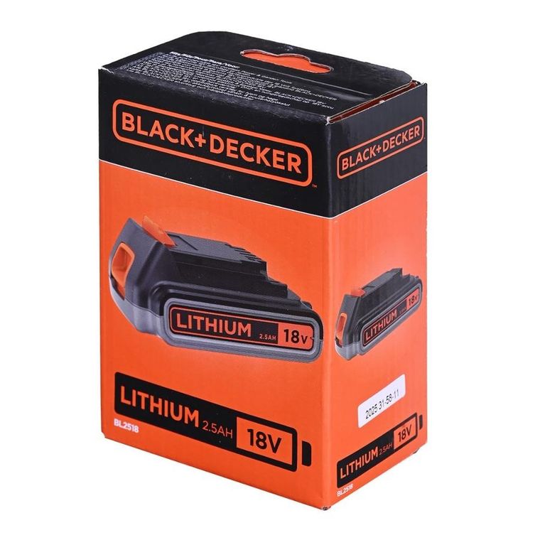 Black&Decker, akumulator, 18V, Li-lon 2,5Ah BL2518-XJ
