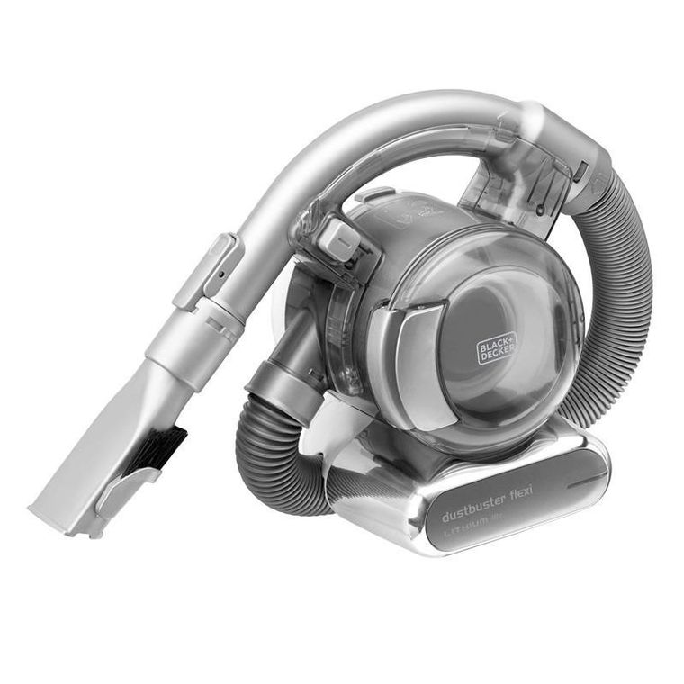 Black&Decker, odkurzacz akumulatorowy, DustBuster Flexi, PD1820L-QW, srebrny