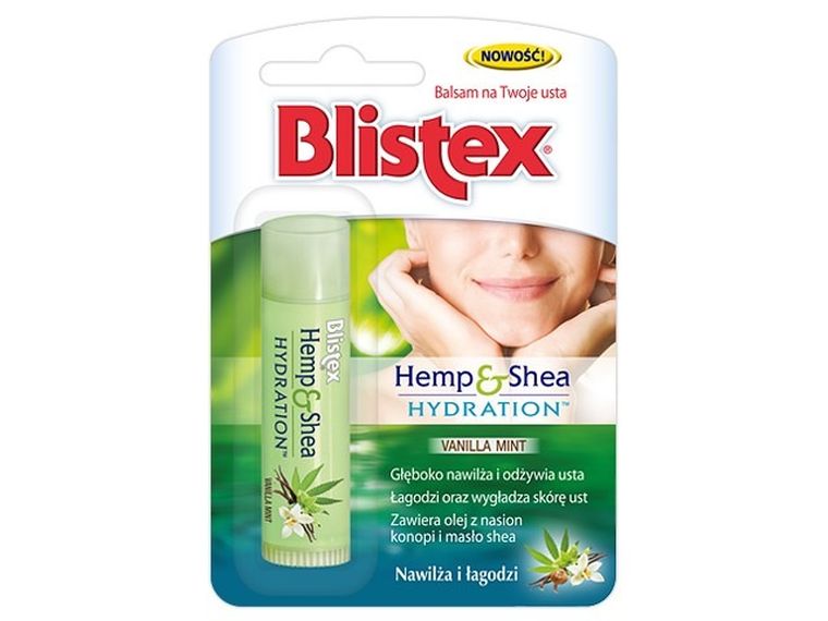 Blistex, Lip Infusions, balsam do ust nawilżająco-łagodzący, hemp & shea hydration