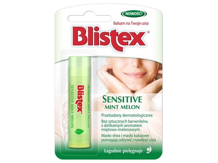 Blistex, pielęgnujący balsam do ust, sensitive mint melon, 425g