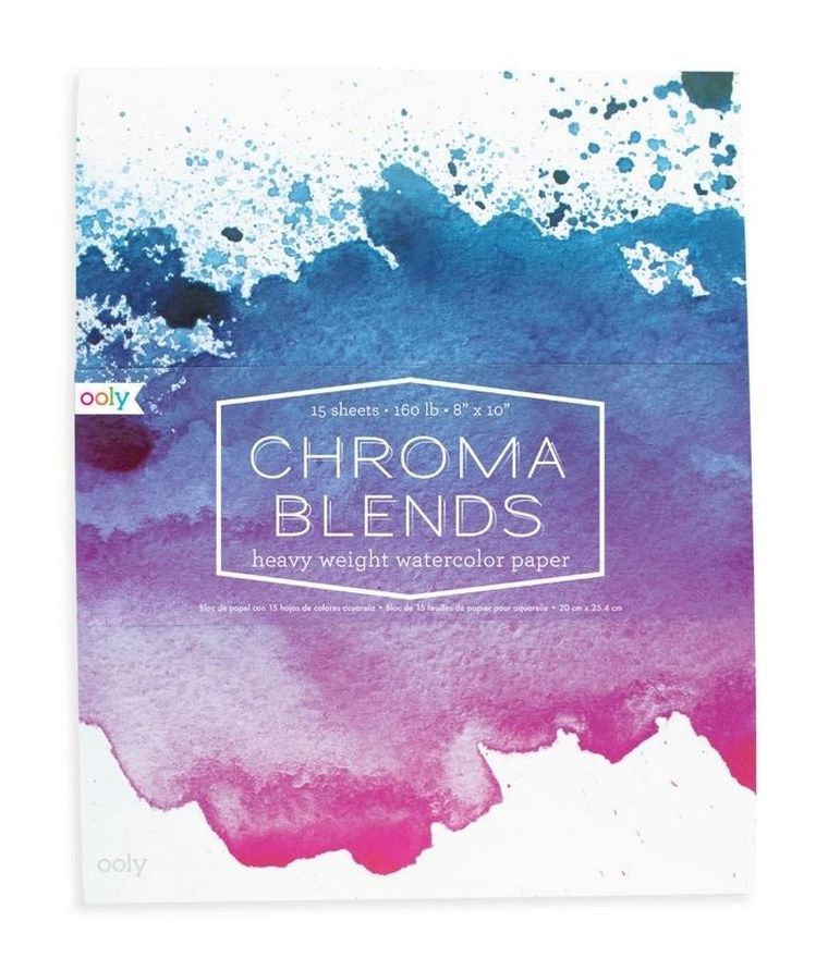 Blok do malowania akwarelami, 15 arkuszy