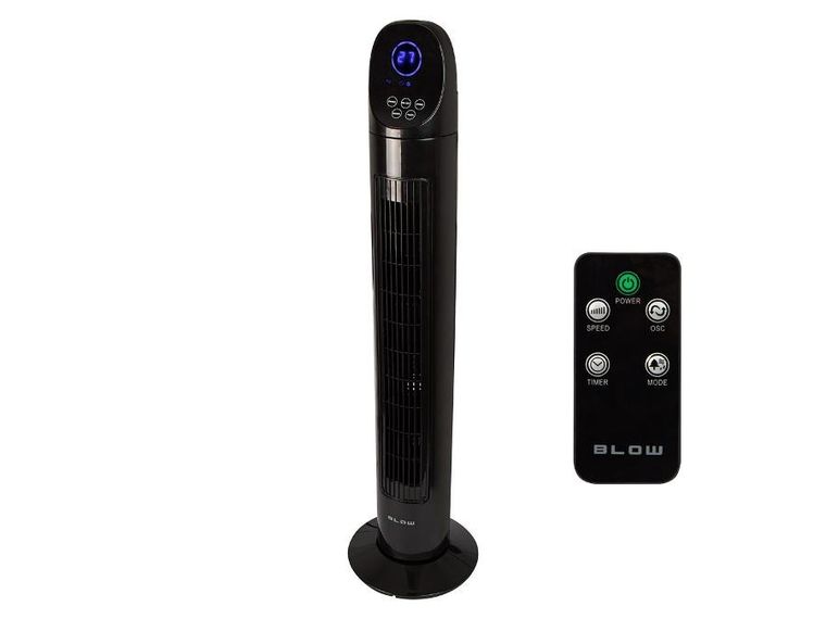 Blow, wentylator kolumnowy 90W, LCD + pilot